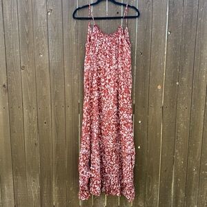 Anthropologie Flowy Maxi Dress – Size M (fits up to L) Adjustable Straps
